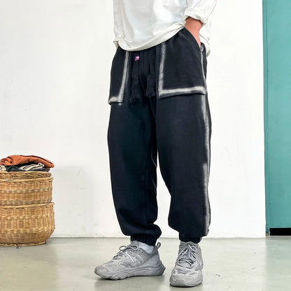 High Quality Streetwear Baggy Sweatpants Hip Hop Mens Clothing Harajuku Plus Size Casual Sport Pants Korean Fashion Joggers Men