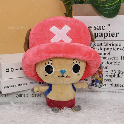 New Original One Piece Plush Luffy Chopper 30cm Cute Face Tony Tony Chopper Stuffed Anime Doll Toy Birthday Gift