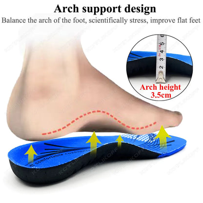 Flat Feet Template Arch Support Orthopedic Insoles Men Women Plantar Fasciitis Heel Pain Orthotics Insoles Sneakers Shoe Inserts