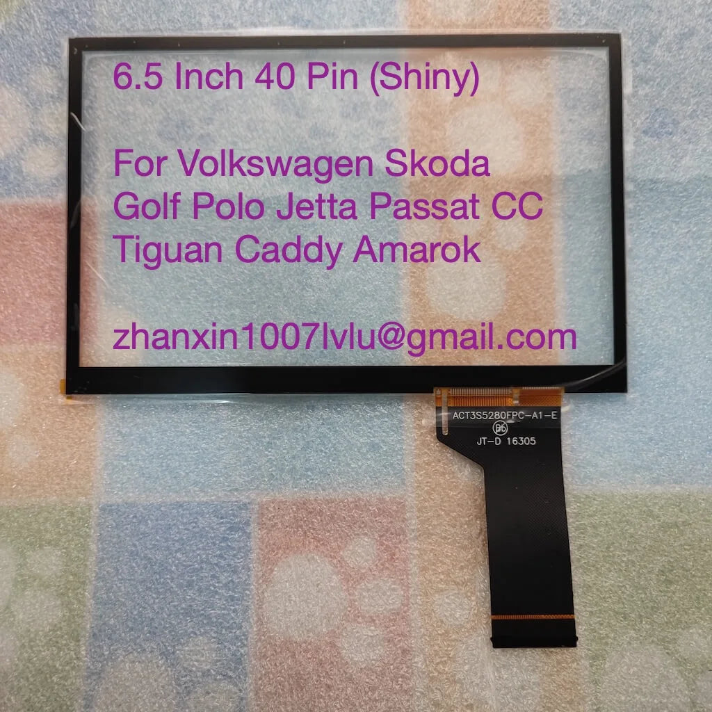 New Touch Screen Glass Digitizer For VW Golf Polo Jetta Passat CC Tiguan Caddy Amarok Car Radio Multimedia Player Navigation