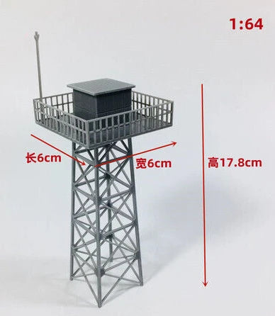 1/64/87 HO Scale Outland Model City Railway Fence Bleachers Benches Scene Model