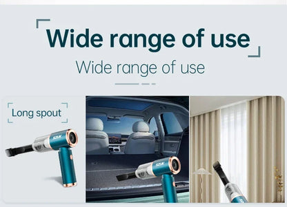 SZUK Mini Car Vacuum Cleaner 165000Pa Powerful Vacuum Cleaner Strong Suction Handheld Portable Wireless Vacuum Cleaner for Car