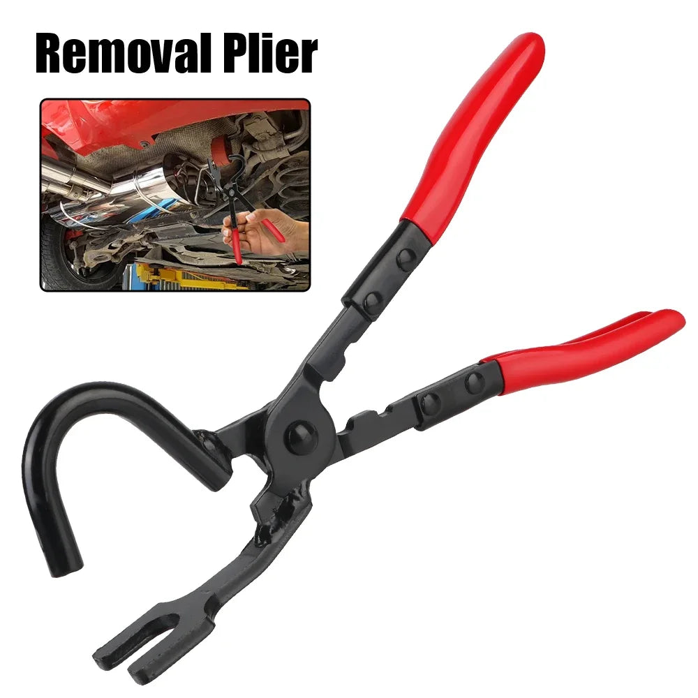 New Professional Exhaust Hanger Pliers Kit - Rubber Gasket Puller & Heat-Resistant Gripper for Efficient Car, Truck