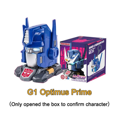 New AULDEY Transformers G1 Toy AAP Series Light-Up Head Sculpt Mecha Model Optimus Prime Dual Modes Pendant Display  Figure Gift