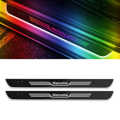 Customized car welcome light Car upgrade atmosphere Lamp Name text logo For customized birthday Christmas Halloween NewYear gift