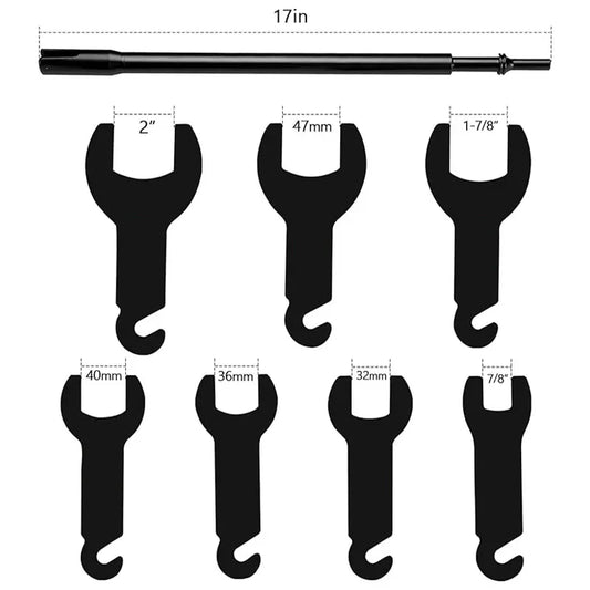 8Pcs Car Fan Removal Fixed Wrench Set Auto Cooling Fan Disassembly Repair Hand Tool