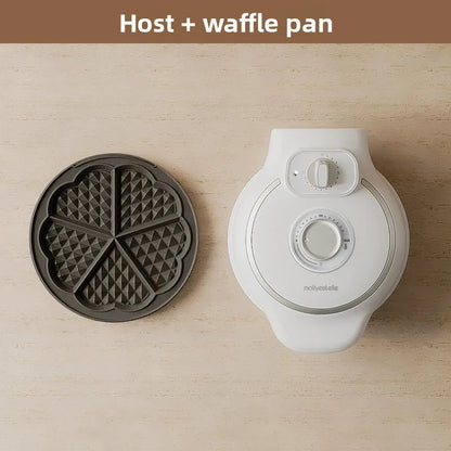 220V mollyestelle Electric Breakfast Maker for Egg Waffle Sandwich Pancake with Timer