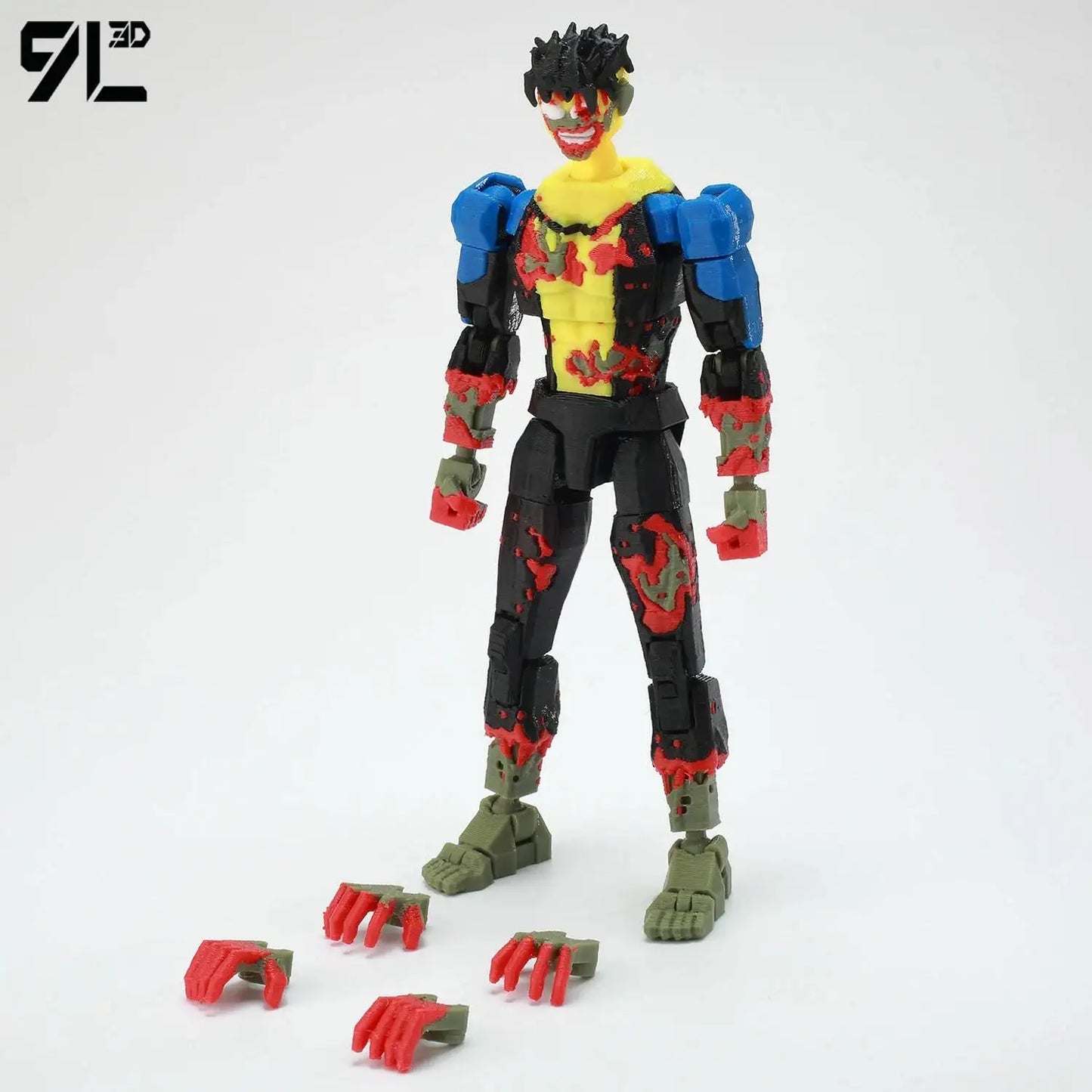 3D Printe Dummy13 T13 Unschlagbarer Mark Grayson  Mark Grayson Actionfigur Anime Sammlermodell Spielzeug für Kinder Geschenk