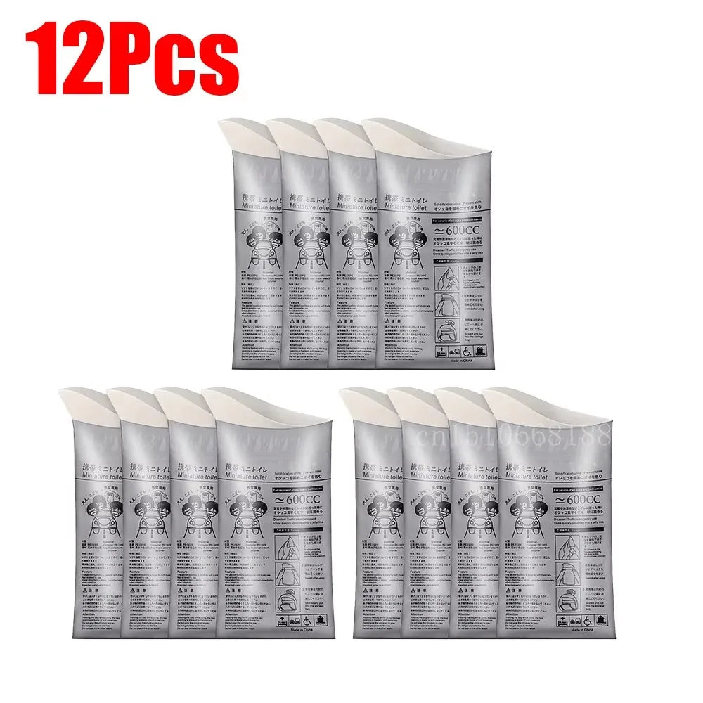 4-24PC Outdoor Emergency Urine Bags  Disposable Travel Mobile Toilet Portable Urinal Bag for Female Baby Male Vomiting Bag
