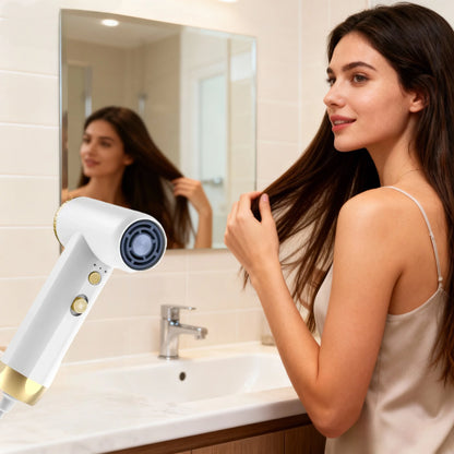 Smart mini high-speed hair dryer, quick-drying, mini and portable, palm-sized, with intelligent temperature control to avoid ove