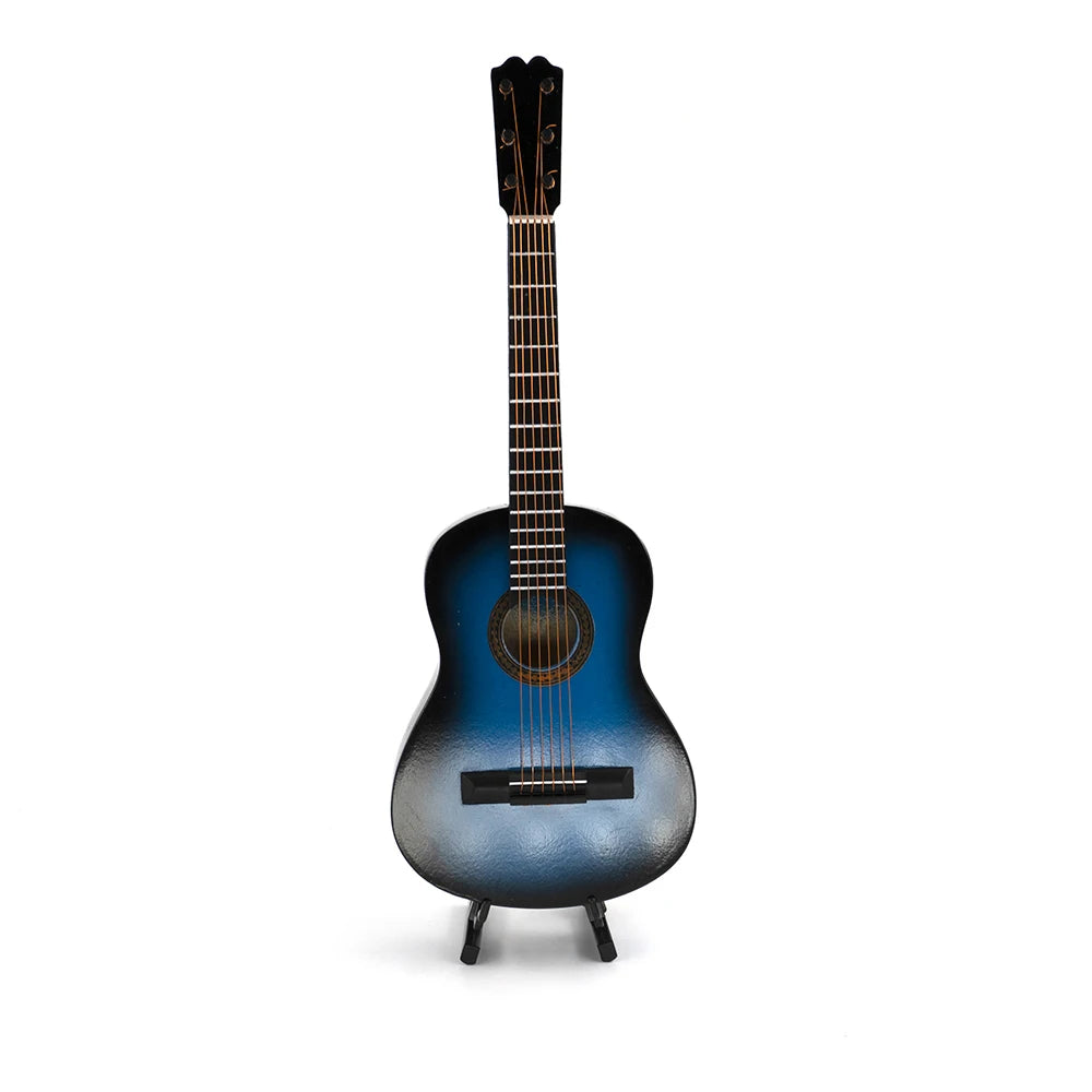 Dollhouse Miniature Guitar Musical Instrument for 1/4 1/6 1/10 1/12 Anime Figure ob11 bjd GSC Doll House Accessories Decoration
