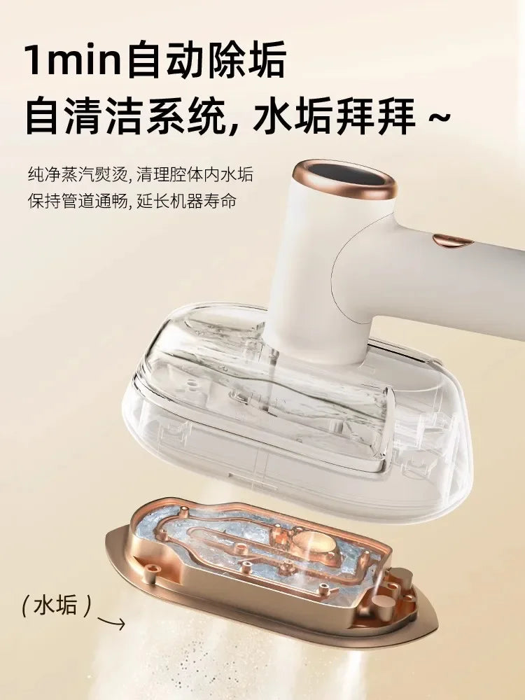 Portable Handheld Mini Steam Iron Household Clothes Wrinkle Removal Ironing Machine for Home Travel Use