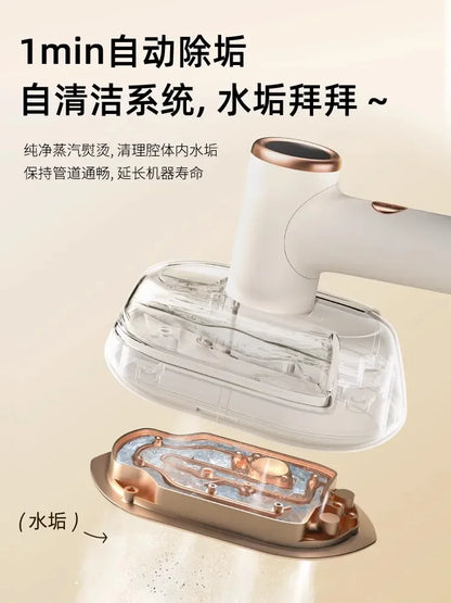 Portable Handheld Mini Steam Iron Household Clothes Wrinkle Removal Ironing Machine for Home Travel Use