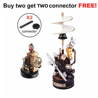 ROBOTIME ROKR Industrial City Series 3D Puzzle Steampunk Mechanical Model Unique Desk Decor Ideal Birthday Gift For Boys Men