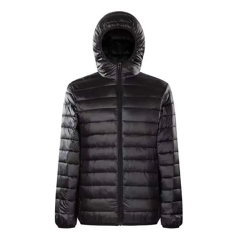 Down Jacket Men's 2024 New 90% White Duck Down Super Light Down Jacket Men's Lightweight Thermal Coat Hooded Feather Coat