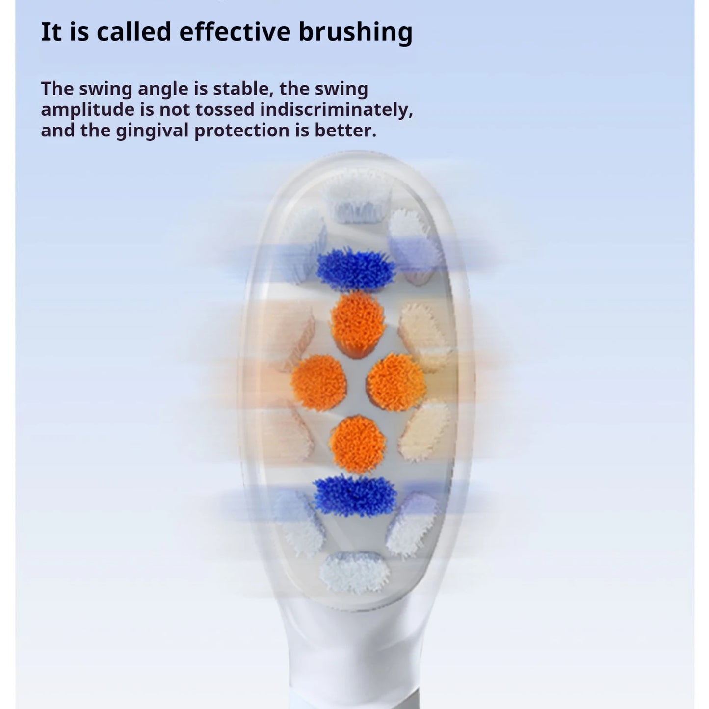 4PCS Replacement Brush Heads For SOOCAS Aura PT1 Sonic Electric Toothbrush Dupont Bristle  Original Nozzles