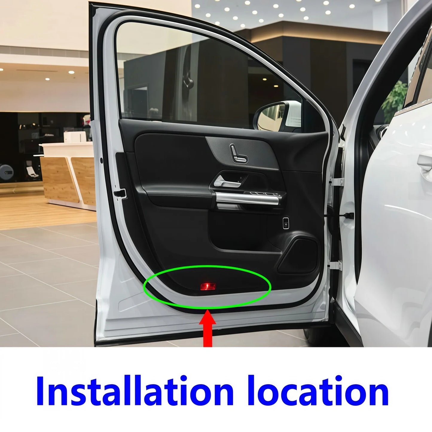 HD Led Car Door Projector Light For Mercedes Benz E GLC GLA GLE C A GLB E GLB Class W213 X253 W177 W205 W212 X156 W166 X247 X166