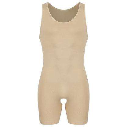 Sleeveless Bodysuit Men Full Body Shaper Compression Undershirt New Shapewear Tummy Control Faja Para Hombres Slimming Vest