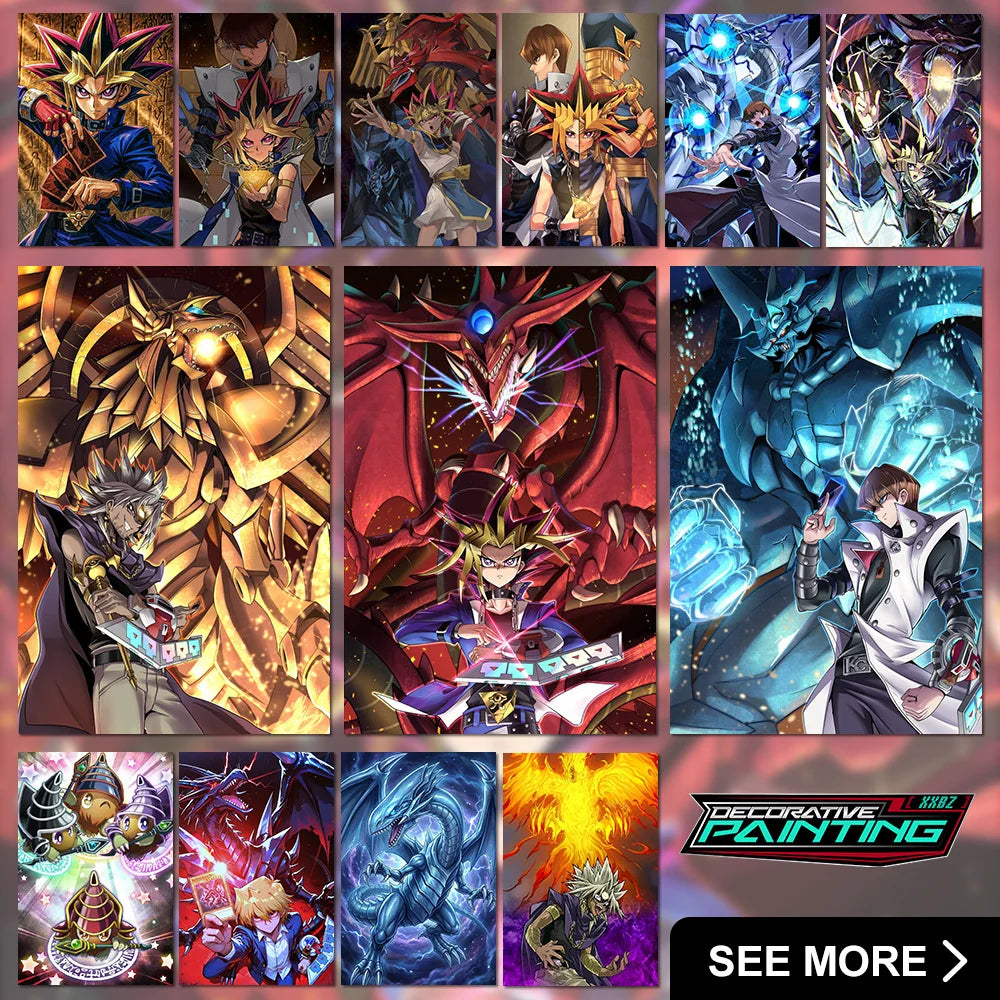 Yu-Gi-Oh! Canvas Pictures Painting Anime Figures Home Decoration Prints Poster For Living Room Frameless Wall Artwork Mural