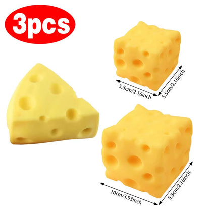 Cheese Bread Squeeze Toys Giant Cheese Squishy Stress Relief Slow Rising Sensory Fidget Toys Office Decompress Gifts for Adults