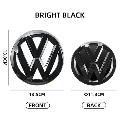 Car Front Hood Emblem Bonnet Badge Rear Trunk Badge For  VW Golf 7 (2014 - 2017) -Emblem
