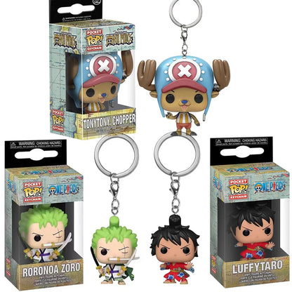 Anime One Piece New Keychain, Rhonoya Solon, Tony Joba Style, Cartoon Keychain, Fashion Bag or Car Pendant, Gift