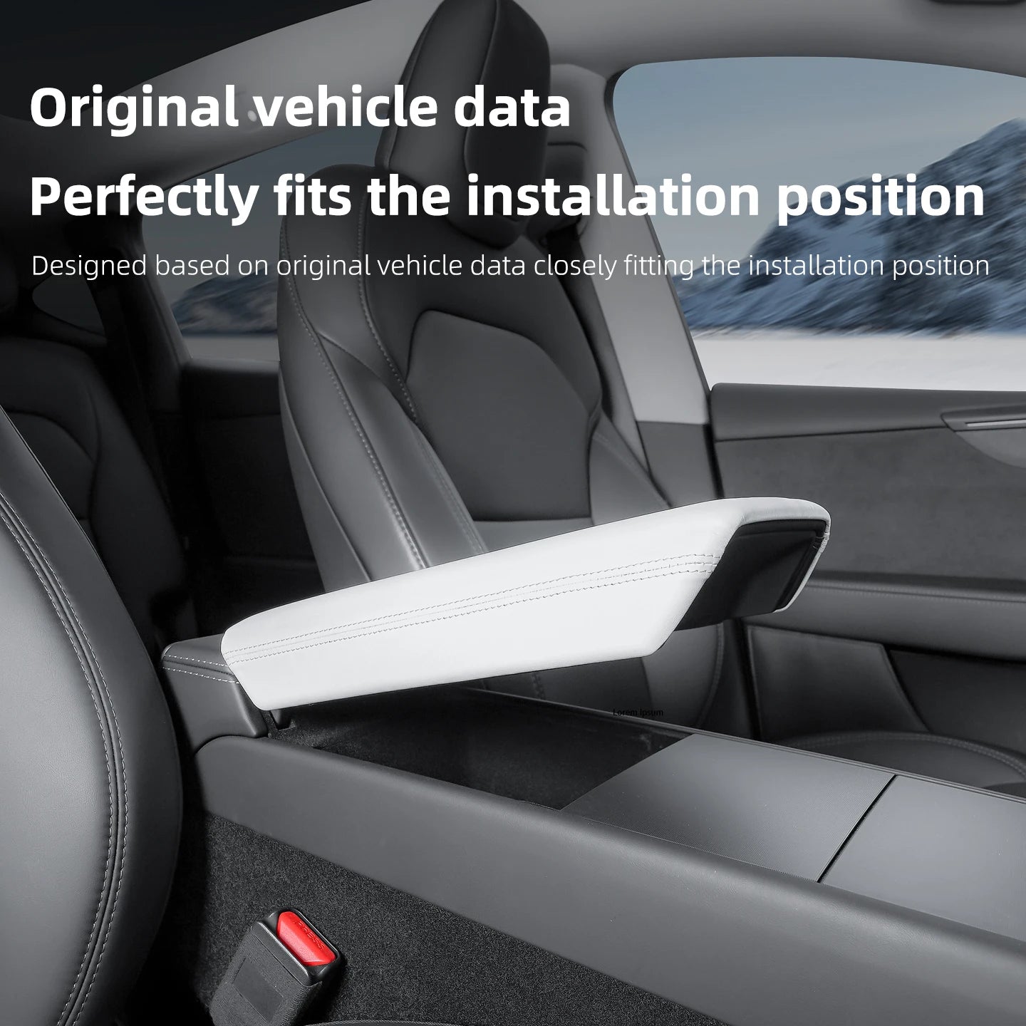 For Tesla Model YL 6 seats Armrest Box Protect Cover Center Console Anti-Scratch 2026 Automotive interior accessories