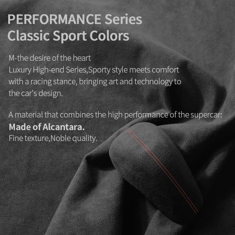 Made of Alcantara For Subaru Impreza WRX 2023 Outback Forester Crosstrek Car Center Console Gear Shift Boot Interior Accessory