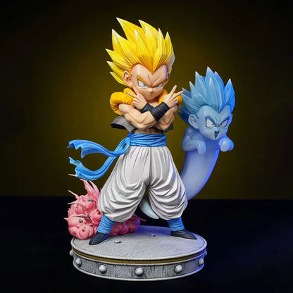 Dragon Ball Super Saiyan Gotenks Gk Collectible Figure Pvc Painted Finished 15Cm Desktop Home Car Ornament For Anime Collectors
