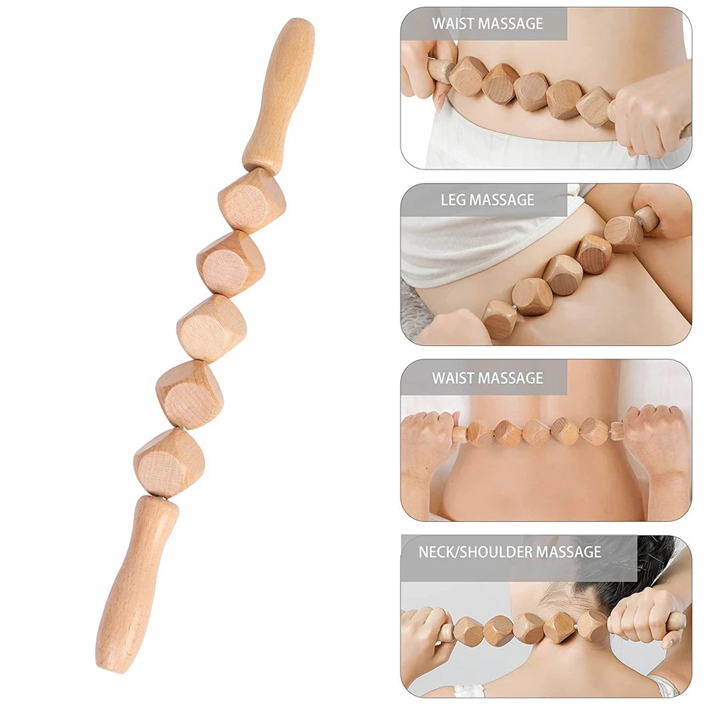 Wood Therapy Massage Tools,Maderoterapia Kit,Body Sculpting Massager,Wood Therapy Tools for Body Shaping,Body Sculpting Tools