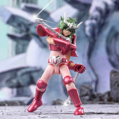 Original Blokees Gold Saint Action Figure Champion Saori Kido Seiya Mu Aiolia Assembly Figure Children Toys Birthday Gift