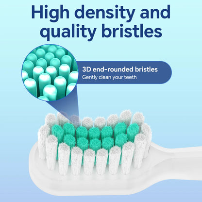 Oscillation & Vibration Replacement Brush Heads Compatible with Oral B Electric Toothbrush, Precision Clean Head for Pro 100/500