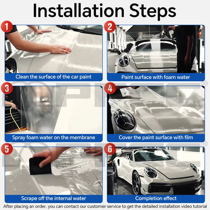 For Tesla Model Y Standard 2026 Clear High Gloss TPU PPF Paint Protection Film Self-Healing Scratch Resistant Invisible Car Wrap