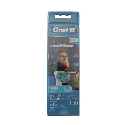 Oral B EB10 Toothbrush Heads for Kids Soft Bristle Electric Tooth Brush Replacement Refill Children's Teeth Cleaning Star Wars
