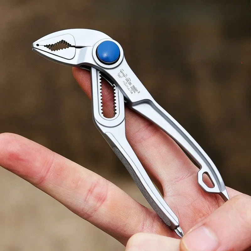 Pliers Mini V Jaw Adjustable Push Lock Multi Grip Hand Tool For Automobile Repair And Mechanic Workshop Maintenance Work