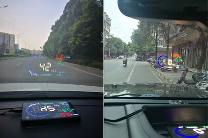 Head-up Display obdUniversal High-Definition Car Speed Projector Portable Car Display ScreenA8