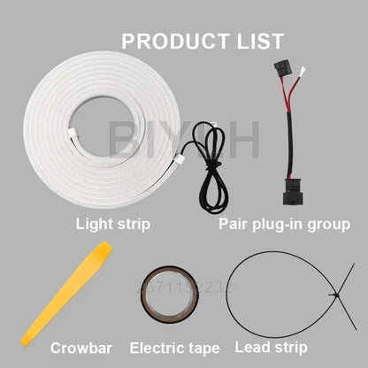 Car LED Atmosphere Light For Mercedes-Benz GLB Trunk Light Customized Tail Box Brightening Light Auto Interior Accessories