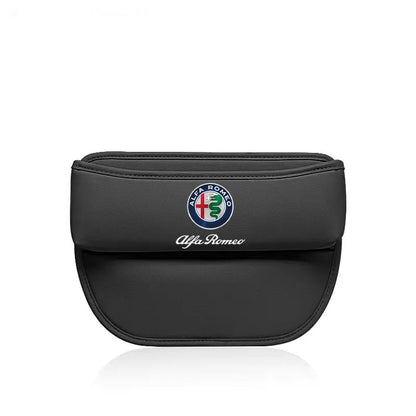 Car Storage bag Leather Seat Gap Storage Box For Alfa Romeo STELVIO Giulia 159 Giulietta 147 Mito 156 MTO Sportiva Accessories