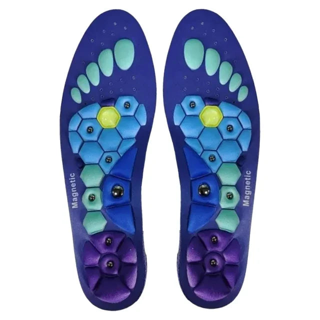 1 Pair Magnetic Therapy Foot Acupressure Insole Arch Support Health Massage Shoes Soles Reflexology Anti-fatigue Comfort Inserts