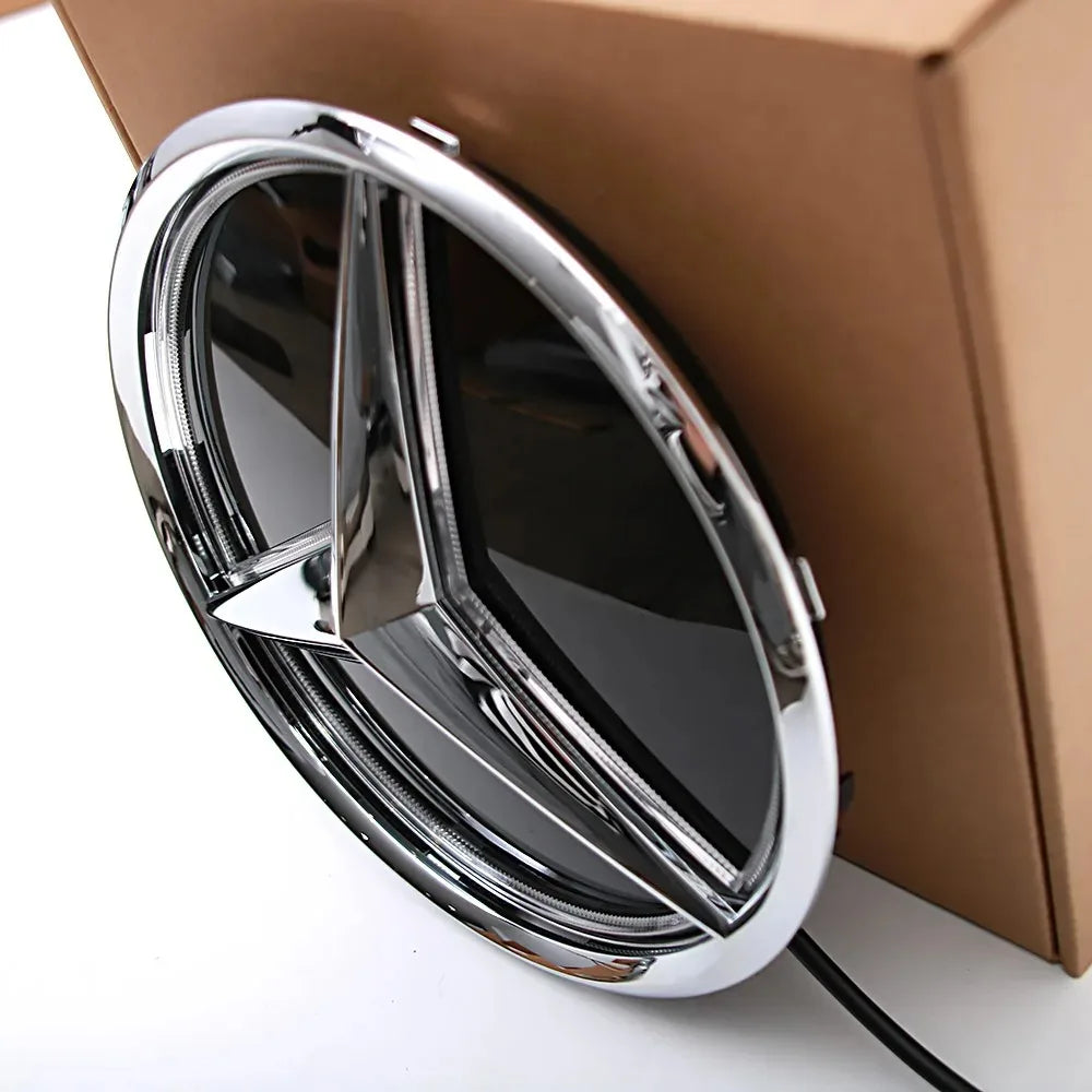 Front Grille LED Star Emblem Light Badge For Mercedes Benz GLC GLE GLS-Class 2016-2019