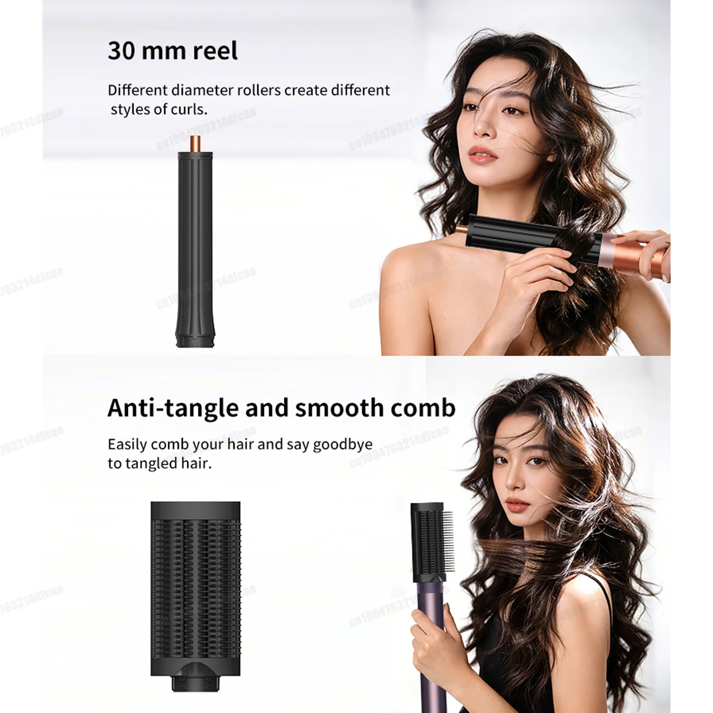 SenCiciMen Auto Curling Multi Hair Styler Curling Iron Hair Hot Air Brush Curling Barrel Hair Dryer Salon Professional Curl Hair