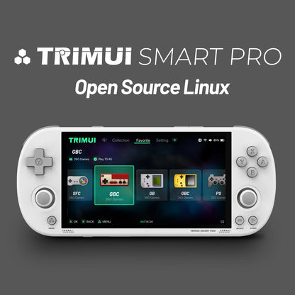 TRIMUI SMART PRO Open Source Linux Handheld Gaming Console 4.96" IPS Screen RGB Retro Emulator Player Gift for Gamers