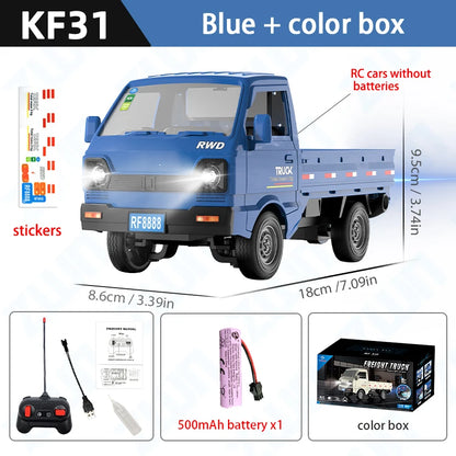 ZWN 1:16/1:18 RC CAR Simulation Drift Climbing Truck Led Light Small Cargo Remote Control Electric Toy Model for Kids Gifts