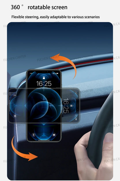 For Tesla ModelY Juniper 2025 Model3 Highland2024 Car Phone Holder Dashboard Traceless Magnetic mobile Phone Bracket Accessories