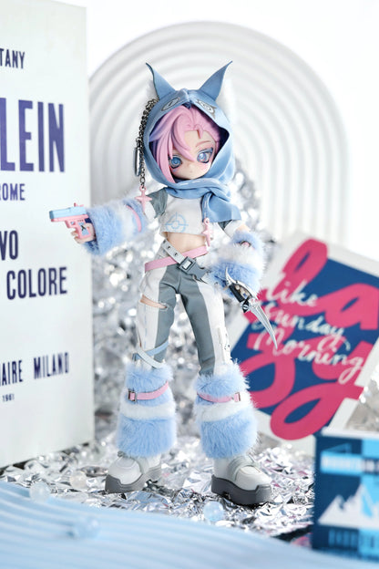 Genuine Code X Elite Agent Series 1/8 Action Figure Bjd Blind Box Cute Anime Character Model Decoration Collectible Toy Gift