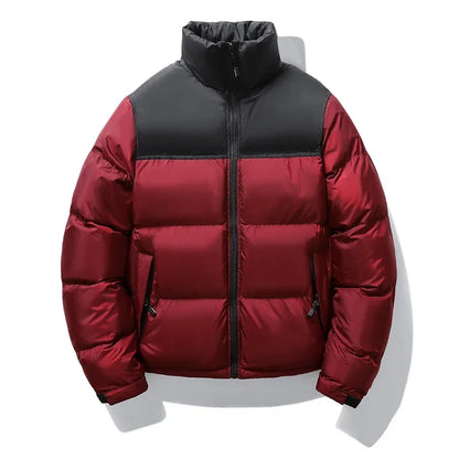 Man Thick Stand Collar Parka Jacket Male Overcoat Outwear Plus Size 4XL Winter Men Casual Windproof Padded Duck Down Parkas Coat