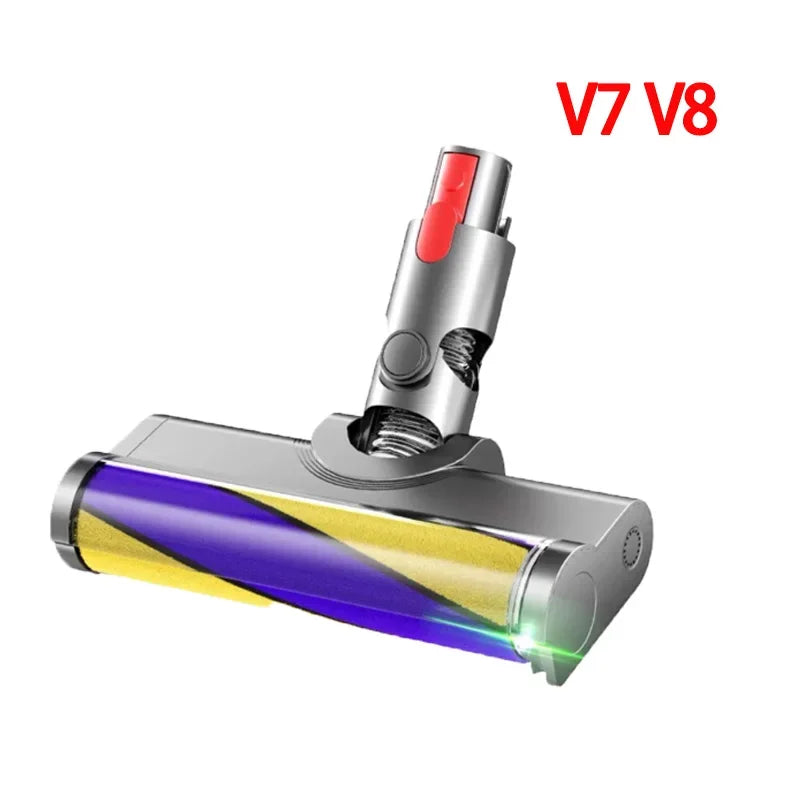 Laser Floor Brush For Dyson V11 V15 V10 V8 V7 V10 Slim V12 G5 Laser Soft Suction Head LED Floor Brush Accessories