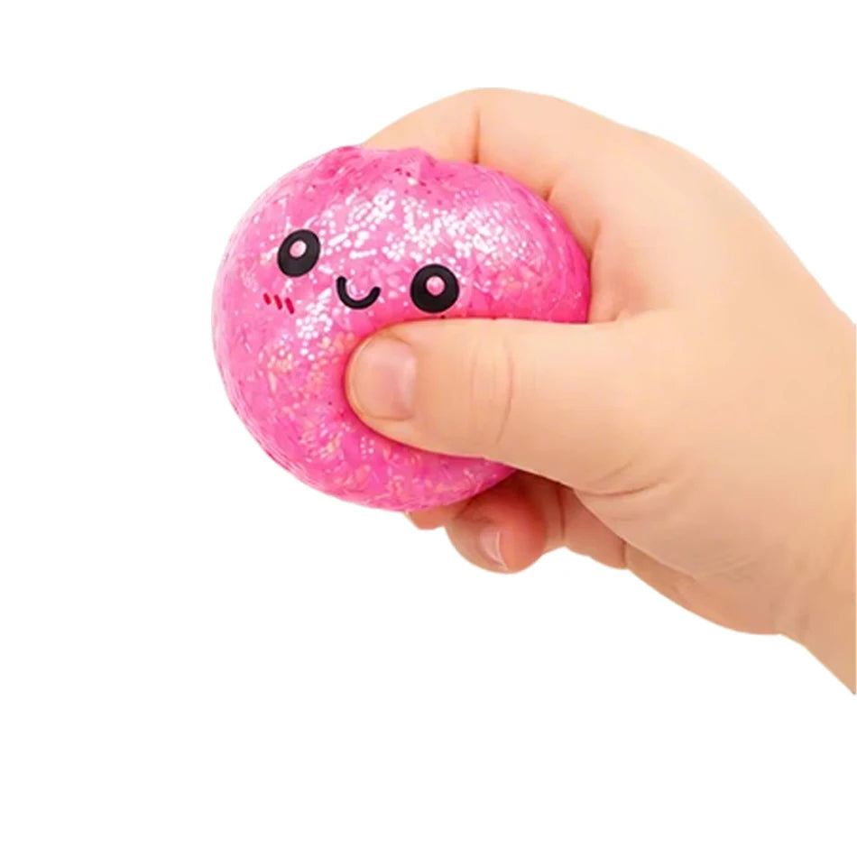 Glitter Dumpling Squishy ULTRA RARE Gold Glitter Hidden Edition Dumplings Sensory Steamer Soft TPR Dough Ball for Stress Relief