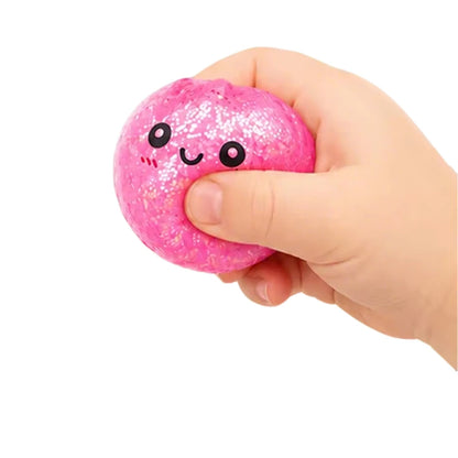 Glitter Dumpling Squishy ULTRA RARE Gold Glitter Hidden Edition Dumplings Sensory Steamer Soft TPR Dough Ball for Stress Relief