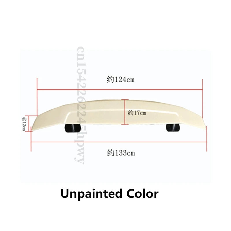 For Honda Civic Spoiler 2016 2017 2018 2019 2020 GT Style Car Decoration Rear Roof Tail Wing ABS Plastic Spoiler 4Door Painted